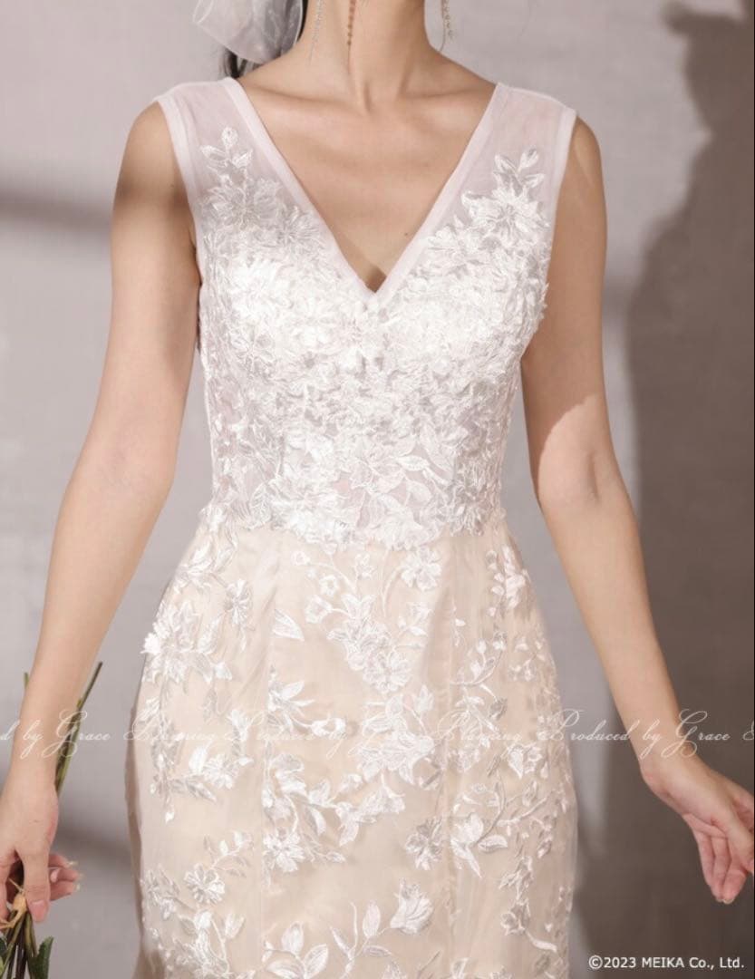 picoco　グレースシトラス　ソフトマーメイドドレス　ベージュ　7号