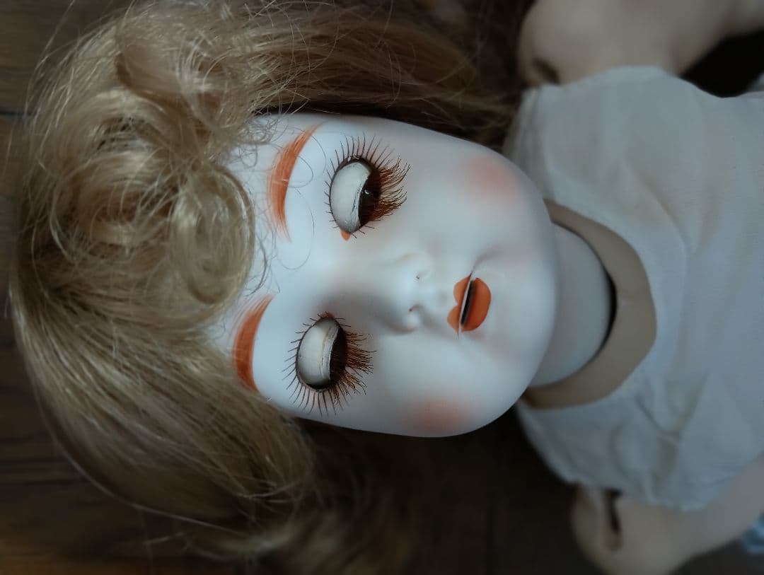 H68【ビスクドール】約60cm カマー&ラインハルト　CD103　スリープアイ