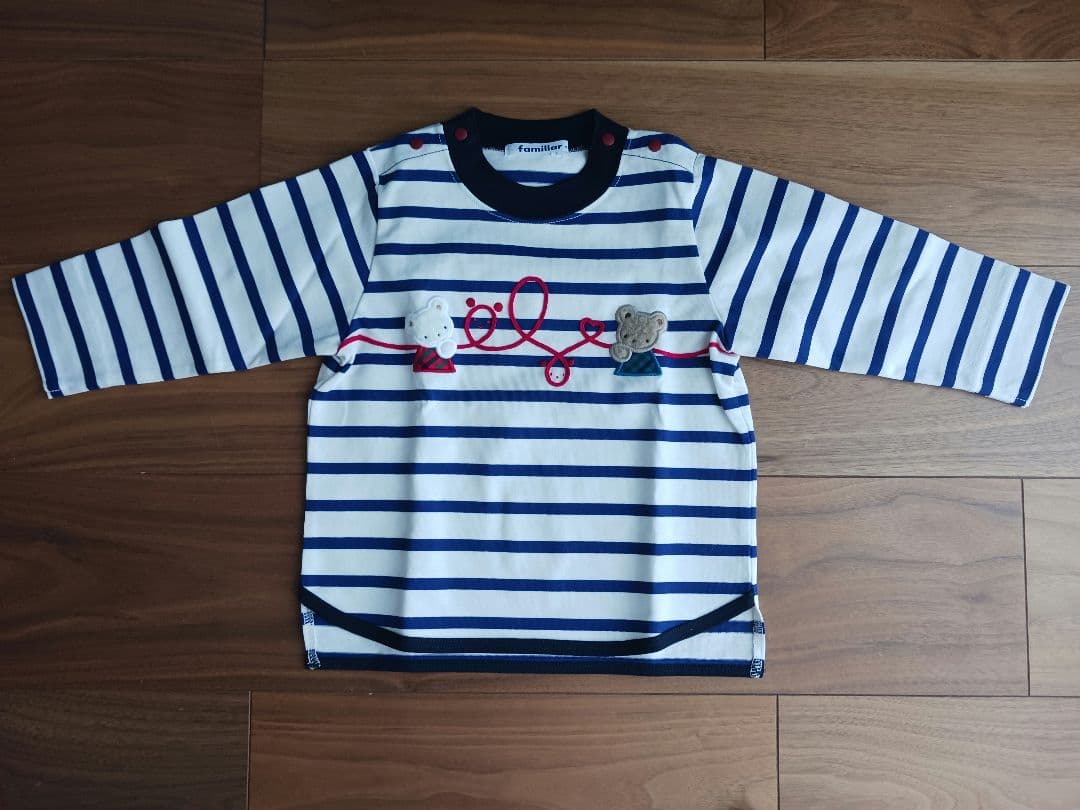 ファミリア長袖Tシャツ90cm