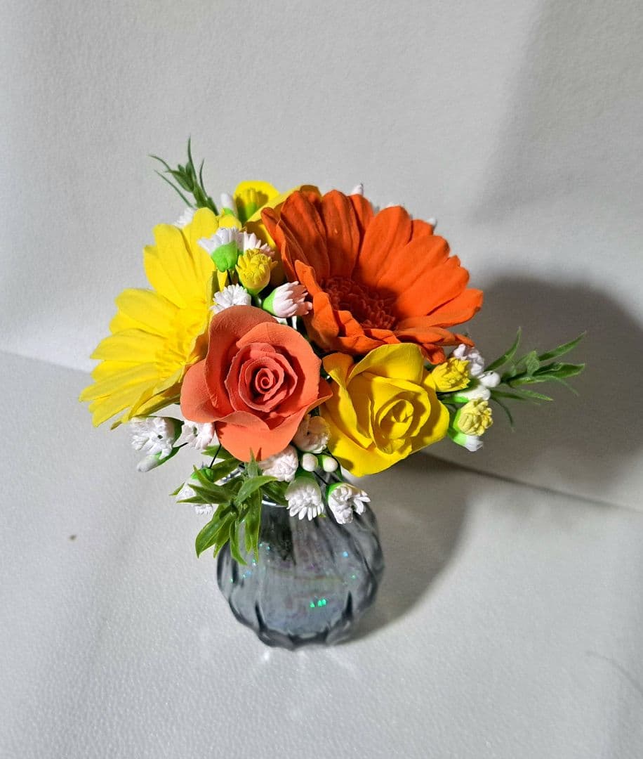 りりークレイフラワー 8個セット