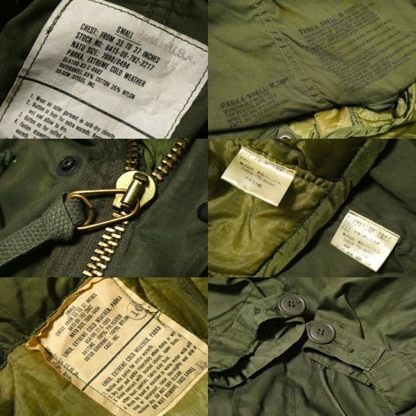 70-80年代製！米軍納入実物品M-65リメイク！M-51モッズコートフル装備