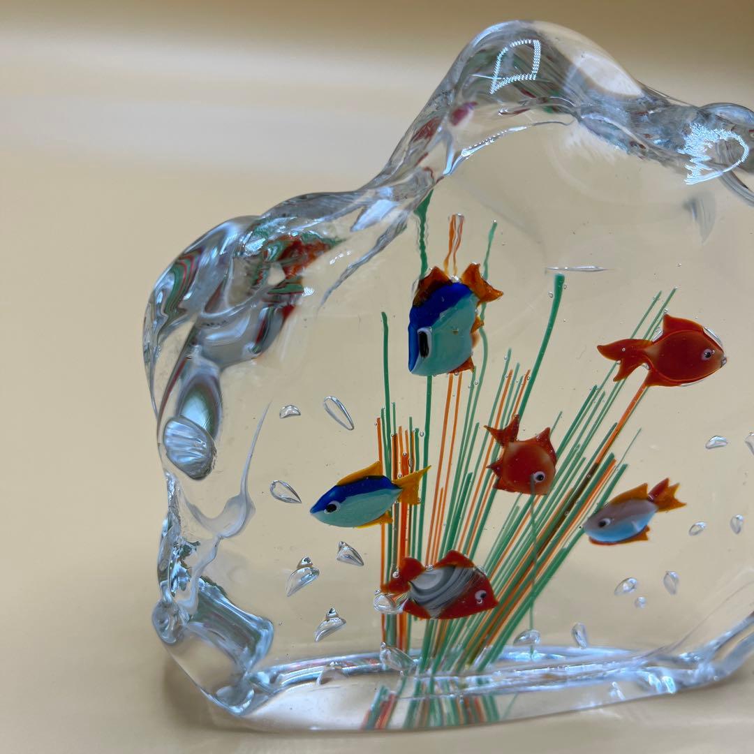 ⭐️ガラスの水族館⭐️箱根ガラス⭐️アクアリウムアート⭐️水泡⭐️