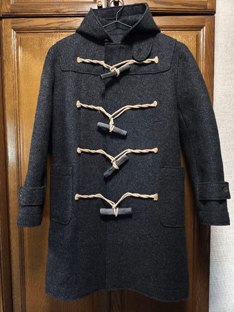 フランクリーダー　ヘビーローデンウール ダッフルコート　М　チャコールグレー