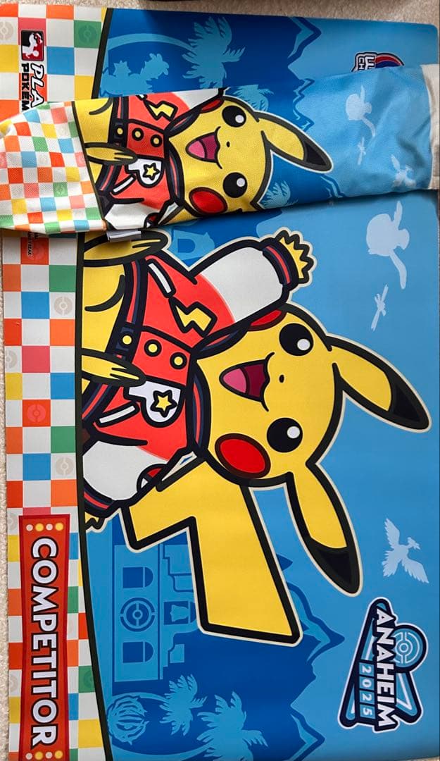 ポケモンwcs2025 アナハイム ピカチュウ プレイマット