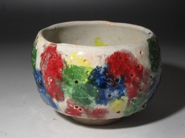 【セール】☆　出口王仁三郎　耀碗茶碗　復古　流石の一品です☆y525