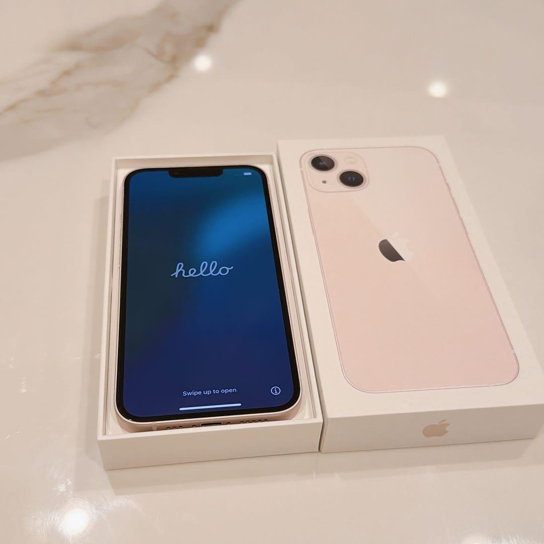 【美品】iPhone13 128GB ピンク