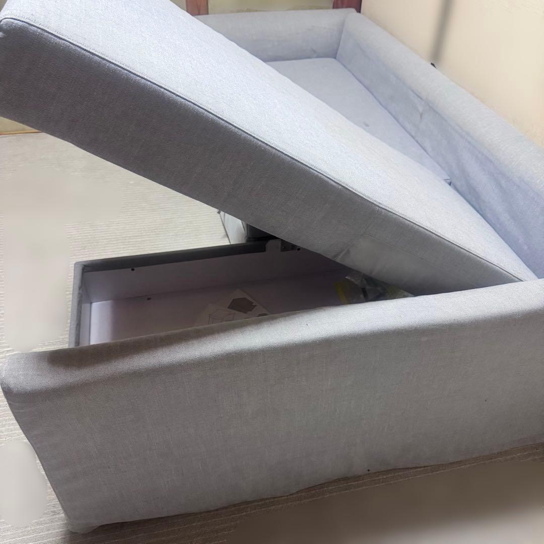 グレー ソファベッド IKEA ホルムスンド　HOLMSUND