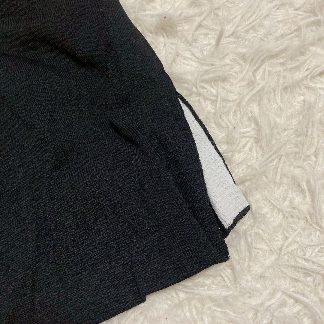 pierre cardin ロングジレ ブラック M 羽織り 重ね着 着回し