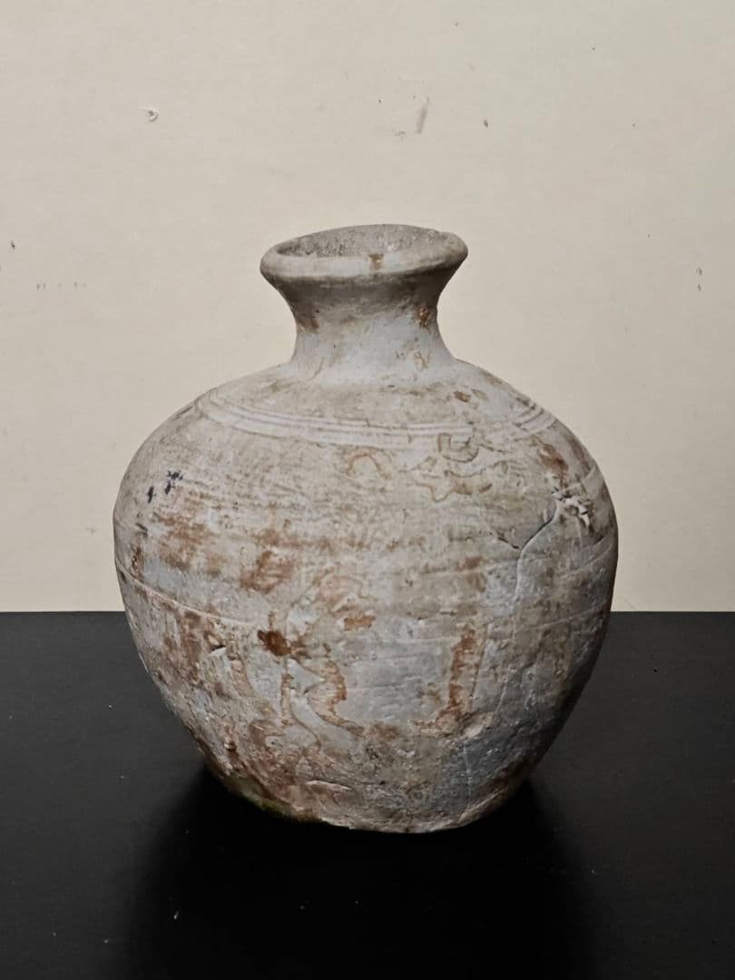 古瀬戸小壺(小瓶子)　鎌倉時代　古美術　六古窯　花呼ぶ器