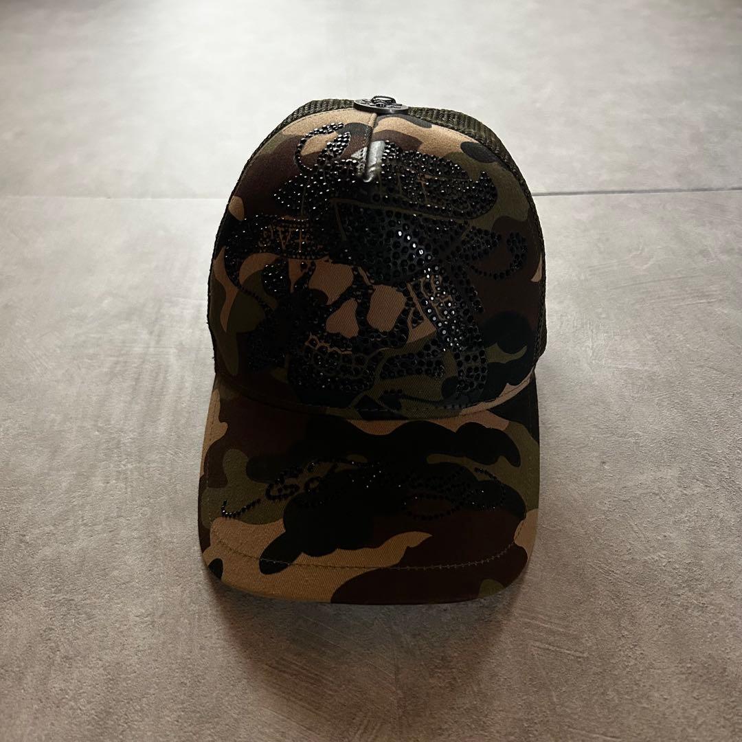 帽子 ed hardy grunge mesh cap y2k camouflage