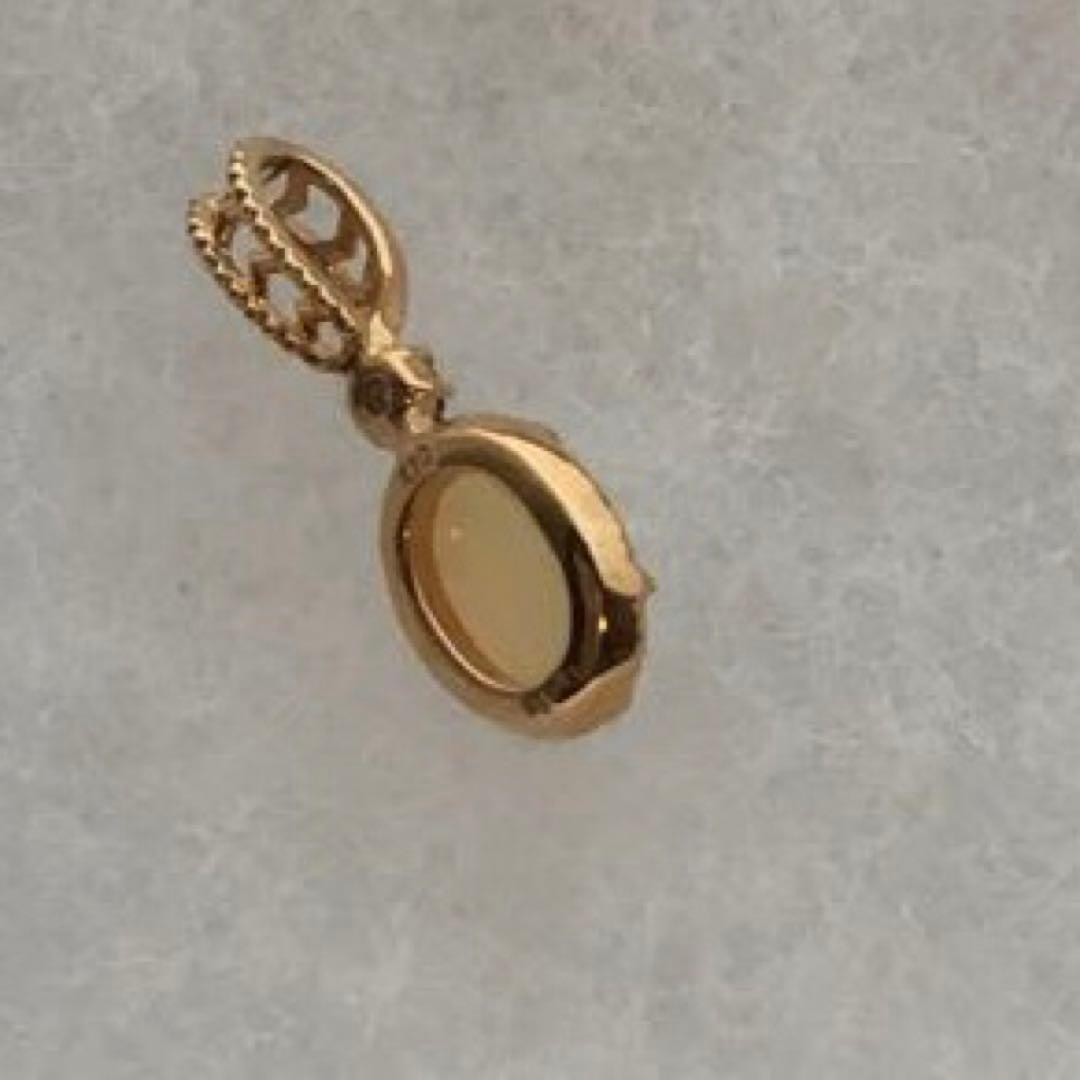 agete アガット K10 オパール アイオライト　ペンダントトップ