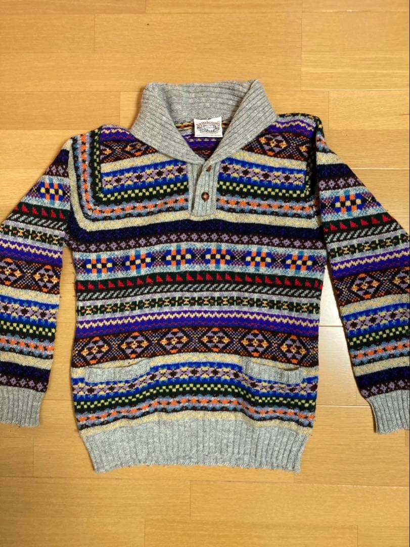 Jamieson's フェアアイル柄 セーター Lサイズ