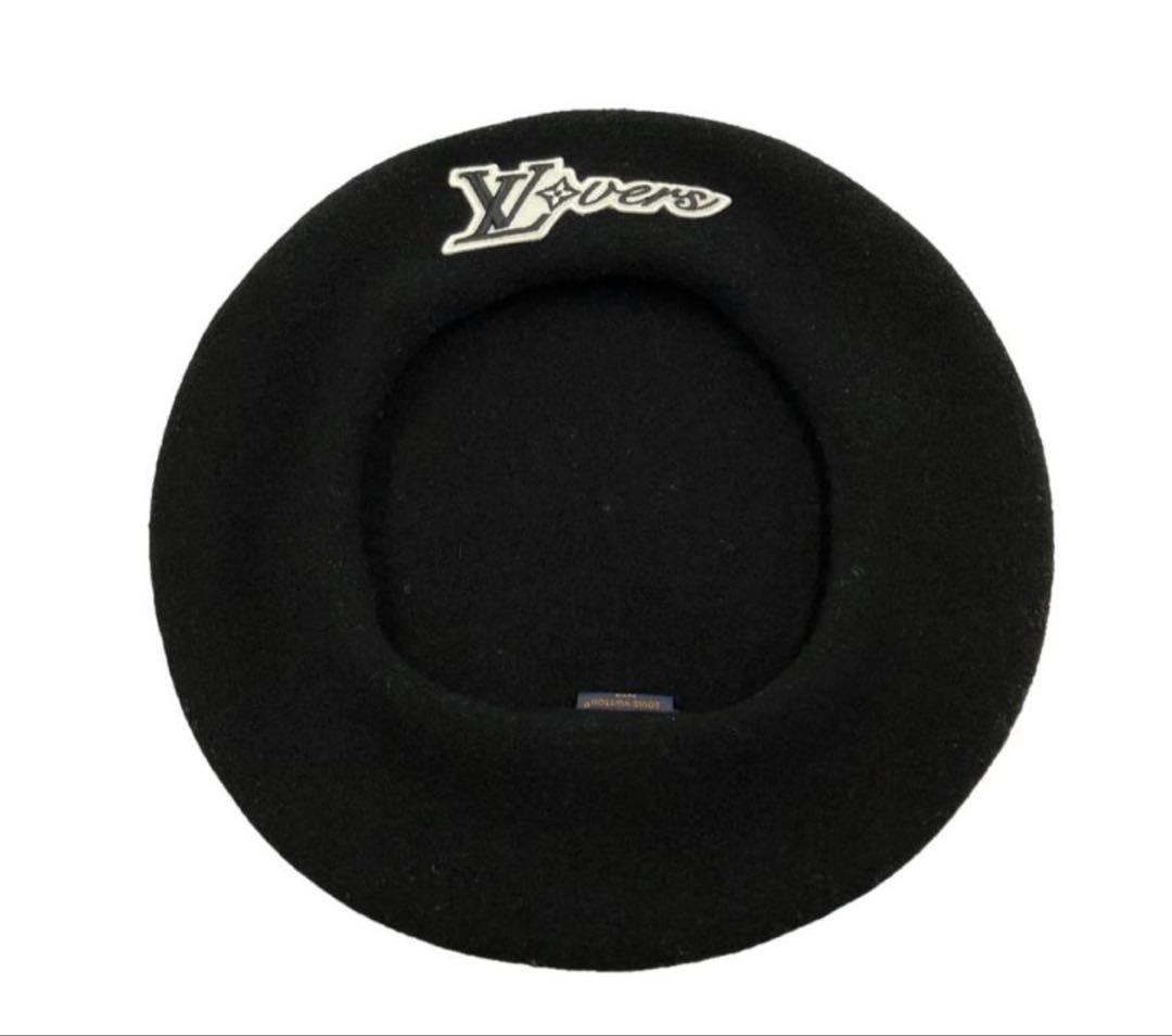 LOUIS VUITTONウールベレー帽/ルイヴィトンLVラバーズ　NIGO