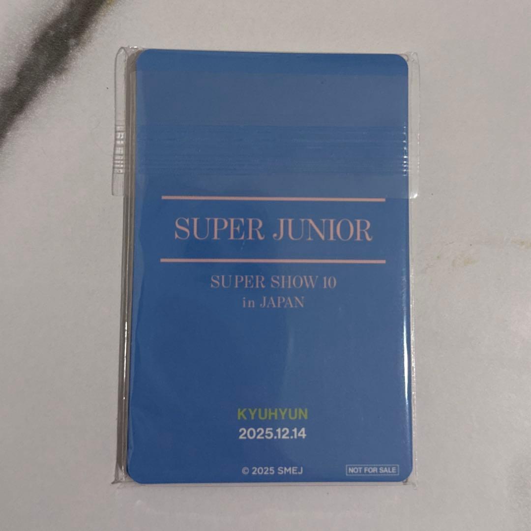 SUPER JUNIOR トレカ　未開封　アプグレ　プレミアムシートオリジナル