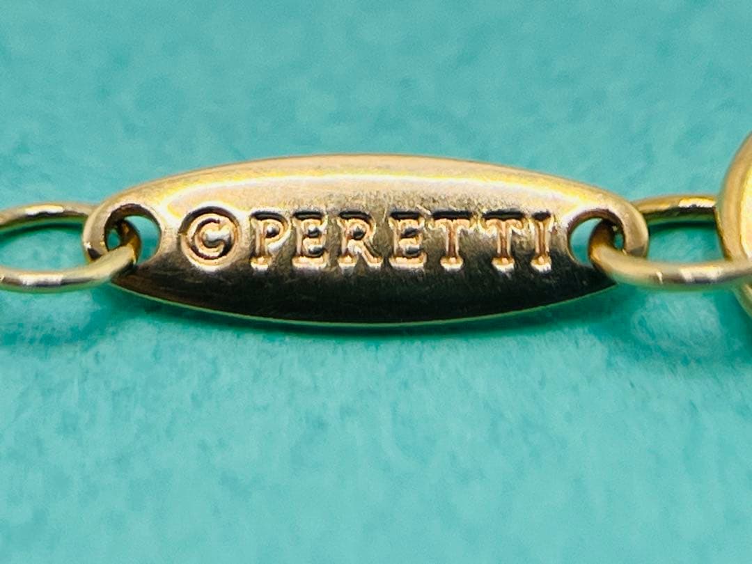 c614 美品　ティファニー　オープンハート　ネックレス　750 ゴールドK18