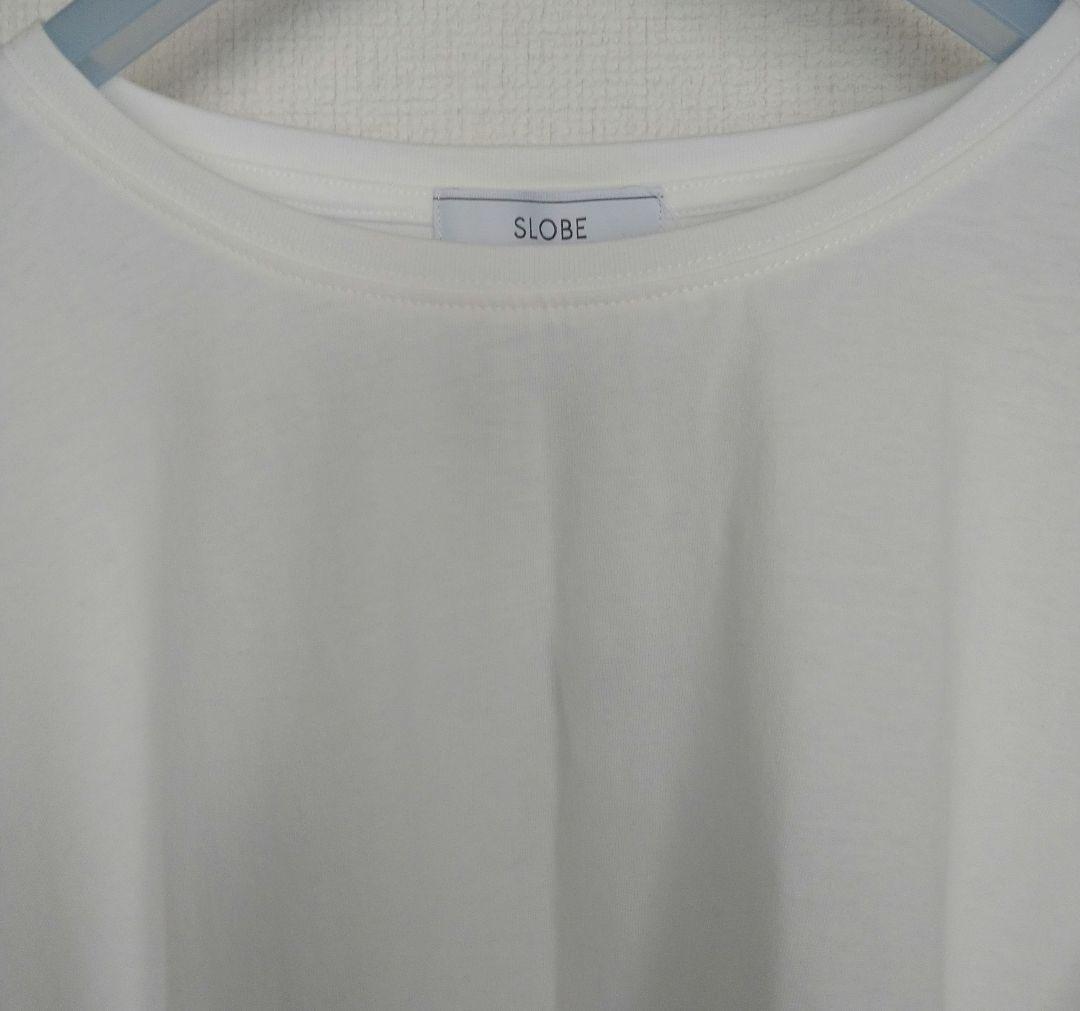 スローブイエナ　レースコンビカットソー　ホワイト