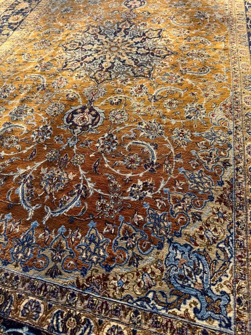 イラン 高級ペルシャ絨毯 大判248×155cm 手織り シルクウール