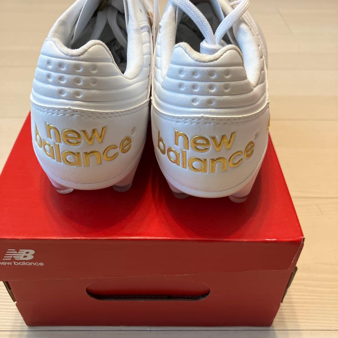 New Balance 442 サッカーシューズ ホワイト/ゴールド