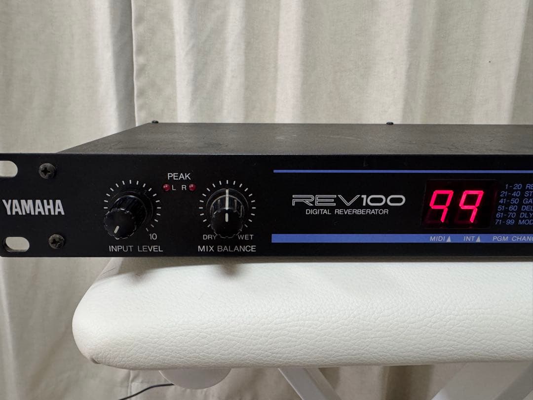 YAMAHA REV100 リバーブエフェクター 1U ヤマハ