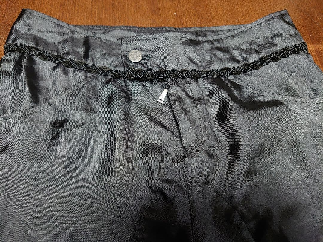 アリスアウアアaliceauaaサテン七分丈フリルパンツゴシック