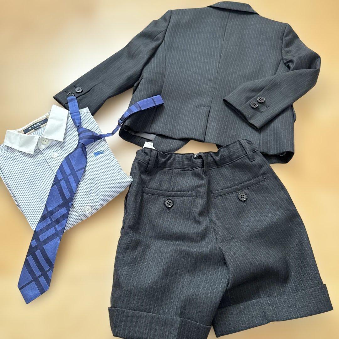 BURBERRY フォーマルスーツ 100A シャツ・ネクタイ付きす