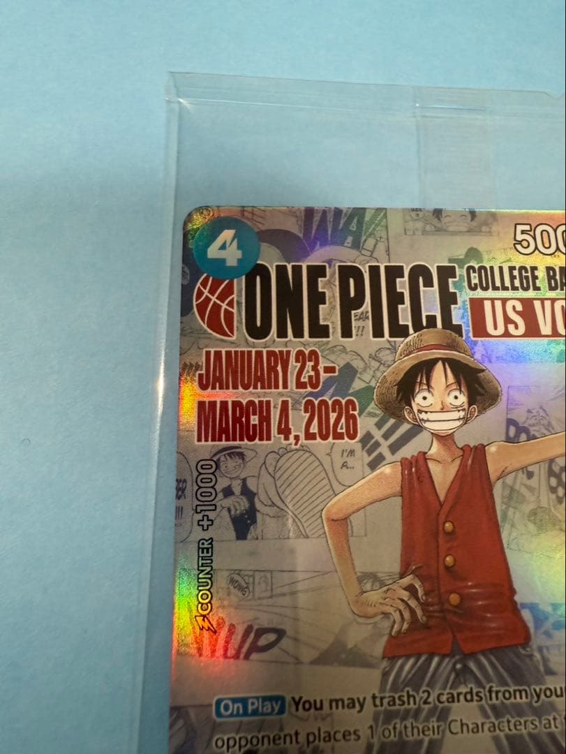 【未開封】海外限定プロモ カレッジバスケ US VOYAGE モンキーDルフィ