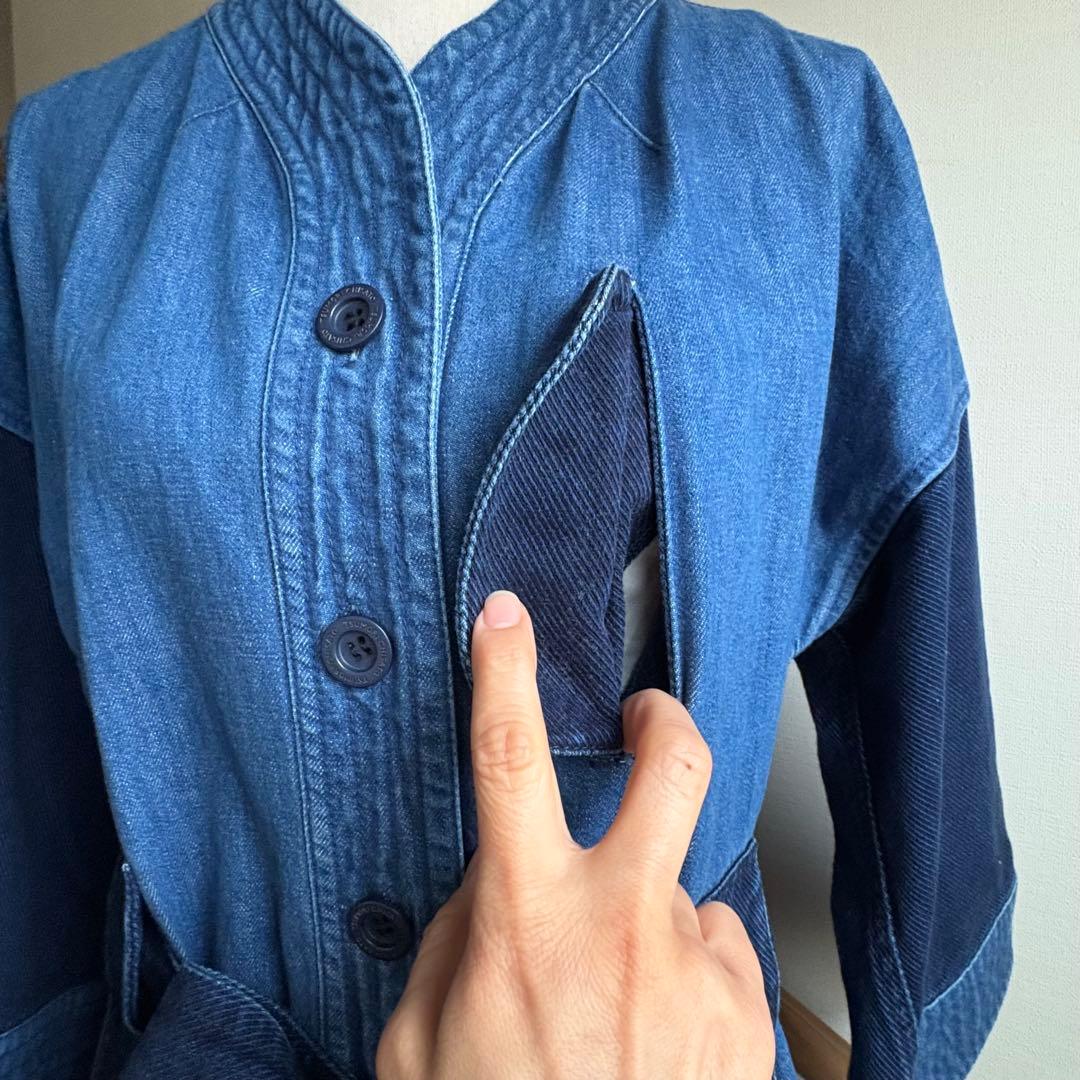 TSUMORI CHISATO ツモリチサト　デニムロングコート　フリーサイズ