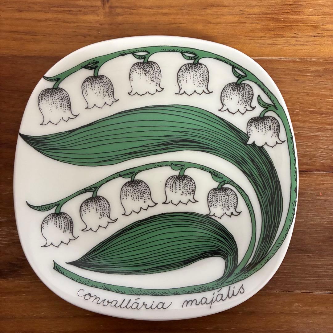 Arabia　ボタニカ　Convallaria majalis　ミニプレート