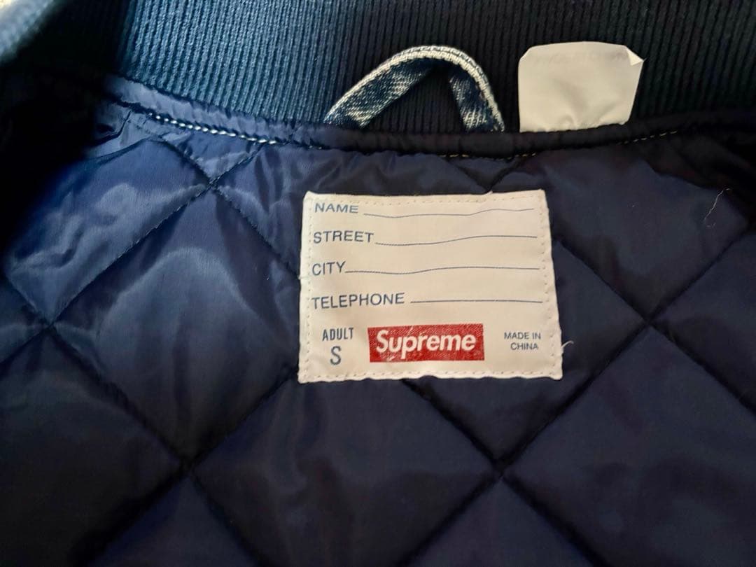 Supreme 23ss ノックアウトデニムヴァーシティジャケット