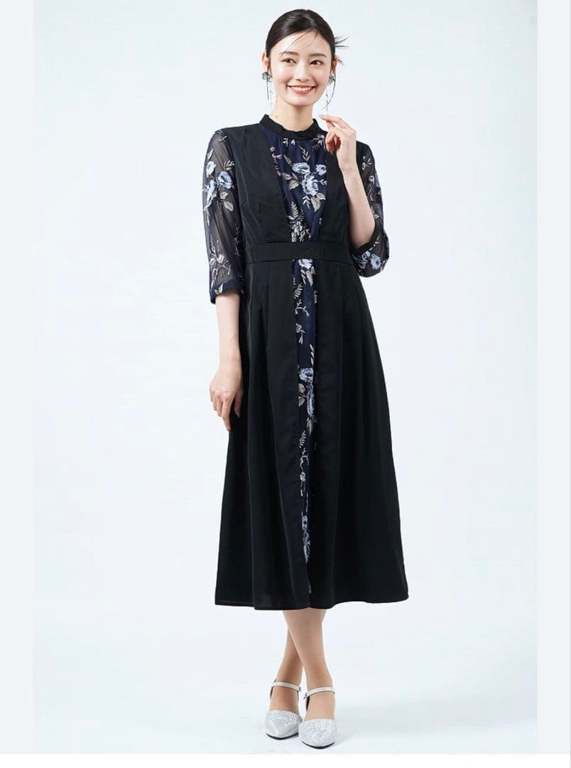 新品未使用!! カラルス パーティードレス ワンピースドレス ロング丈