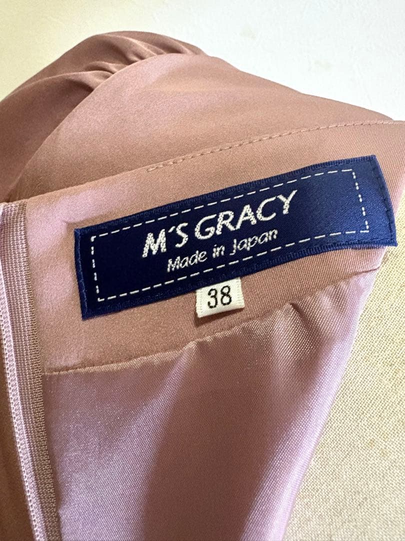 新品 定価49500円 エムズグレイシー 2024年 ローズ ワンピース 38