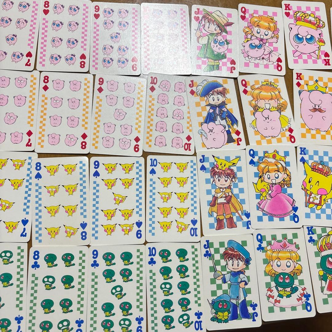 ポケモン　PiPiPiアドベンチャー　 トランプ　ちゃお　レトロ　月梨野ゆみ