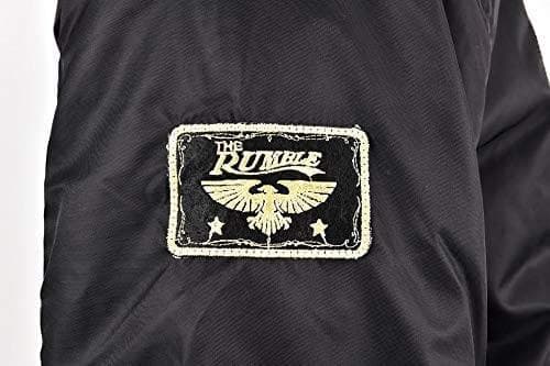 【特★72％引】ランブルRUB-046ブラック3L　フーデッドMA-1ジャケット