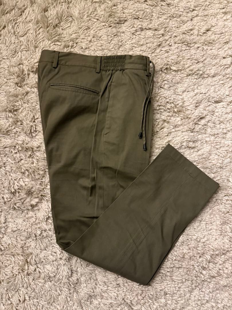 giabsarchivio /MASACCIO ツイル1プリーツ ドローコード