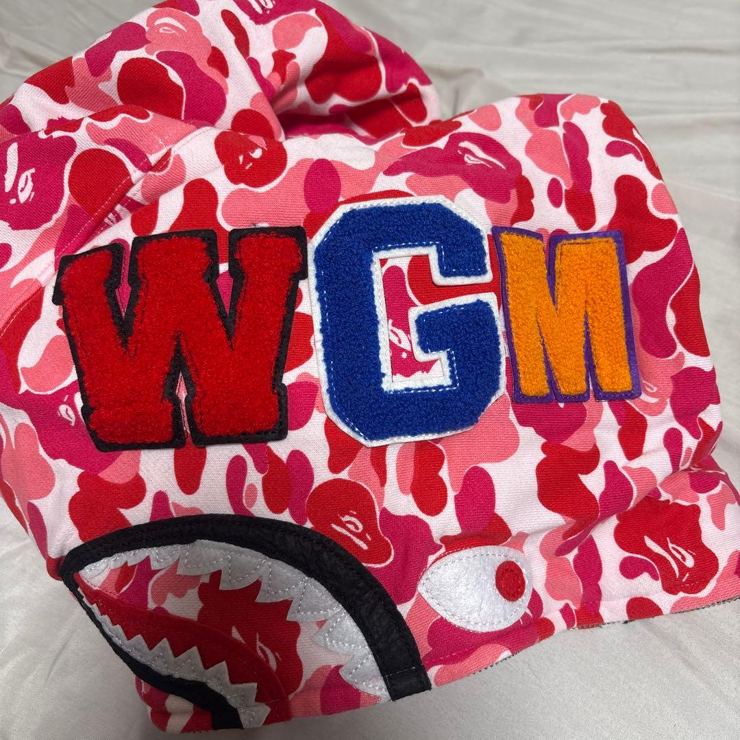 A Bathing Ape BAPE パーカー ピンクLサイズ