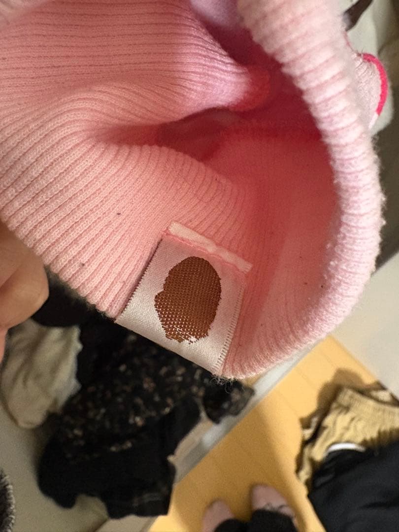 A Bathing Ape BAPE パーカー ピンクLサイズ