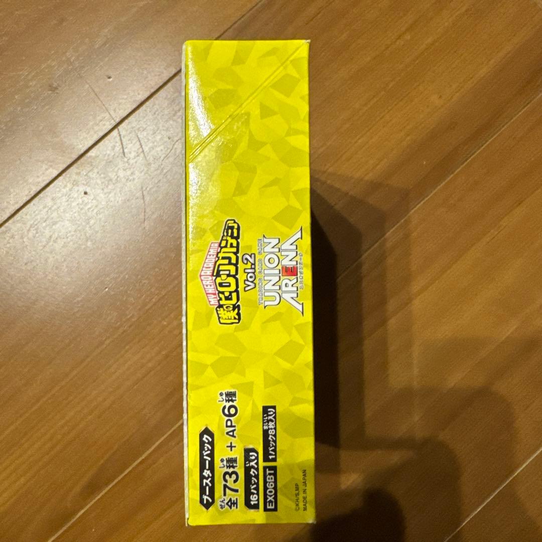 僕のヒーローアカデミア Vol.2 ユニオンアリーナ　1BOX
