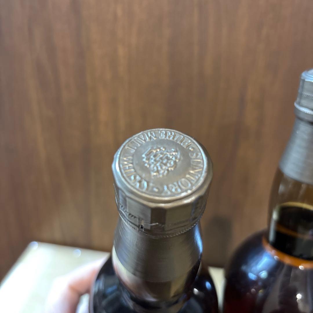 サントリーピュアモルトウイスキー　木桶仕込、古樽仕上　2点セット　未開封