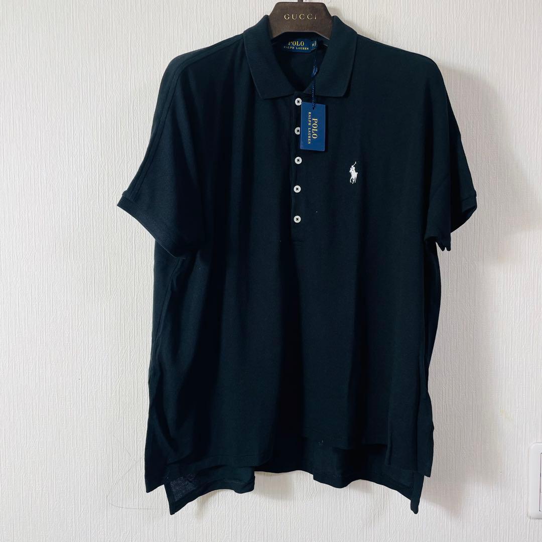 ꧁新 品꧂ POLO RALPH LAUREN ポロスリムフィットストレッチ黒M