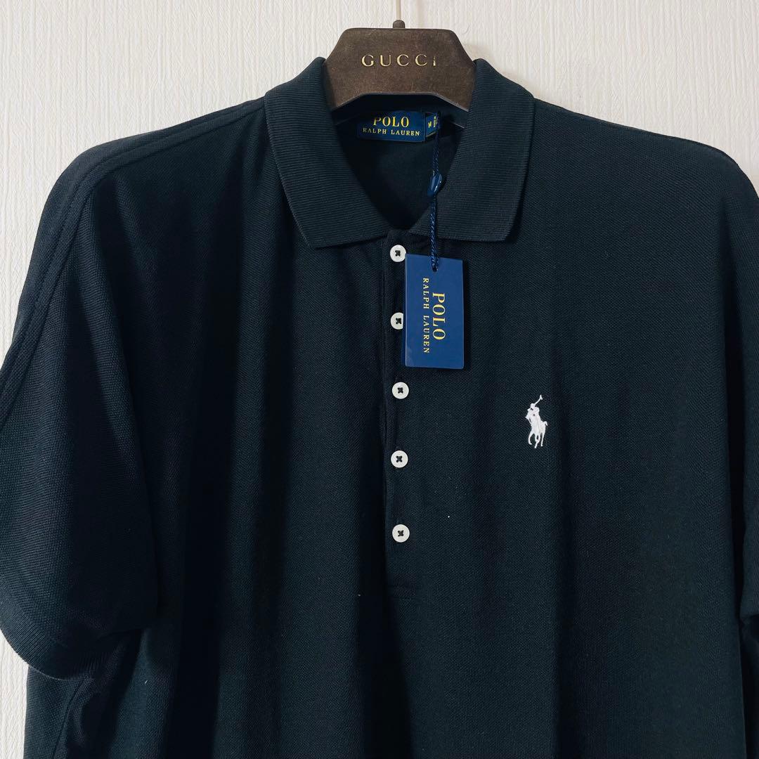 ꧁新 品꧂ POLO RALPH LAUREN ポロスリムフィットストレッチ黒M