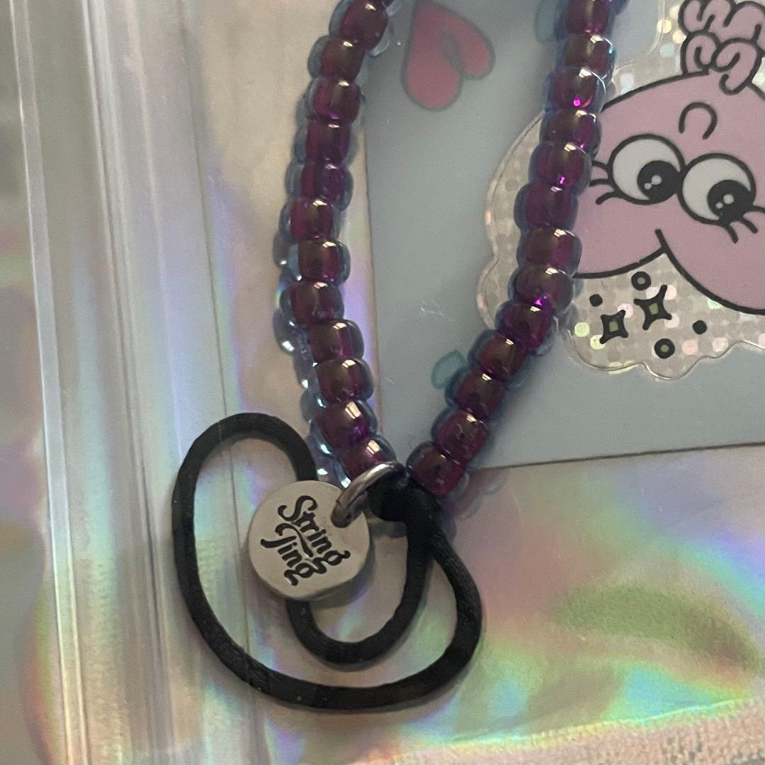 ストリングティング ハート パープル BLACKPINK リサ