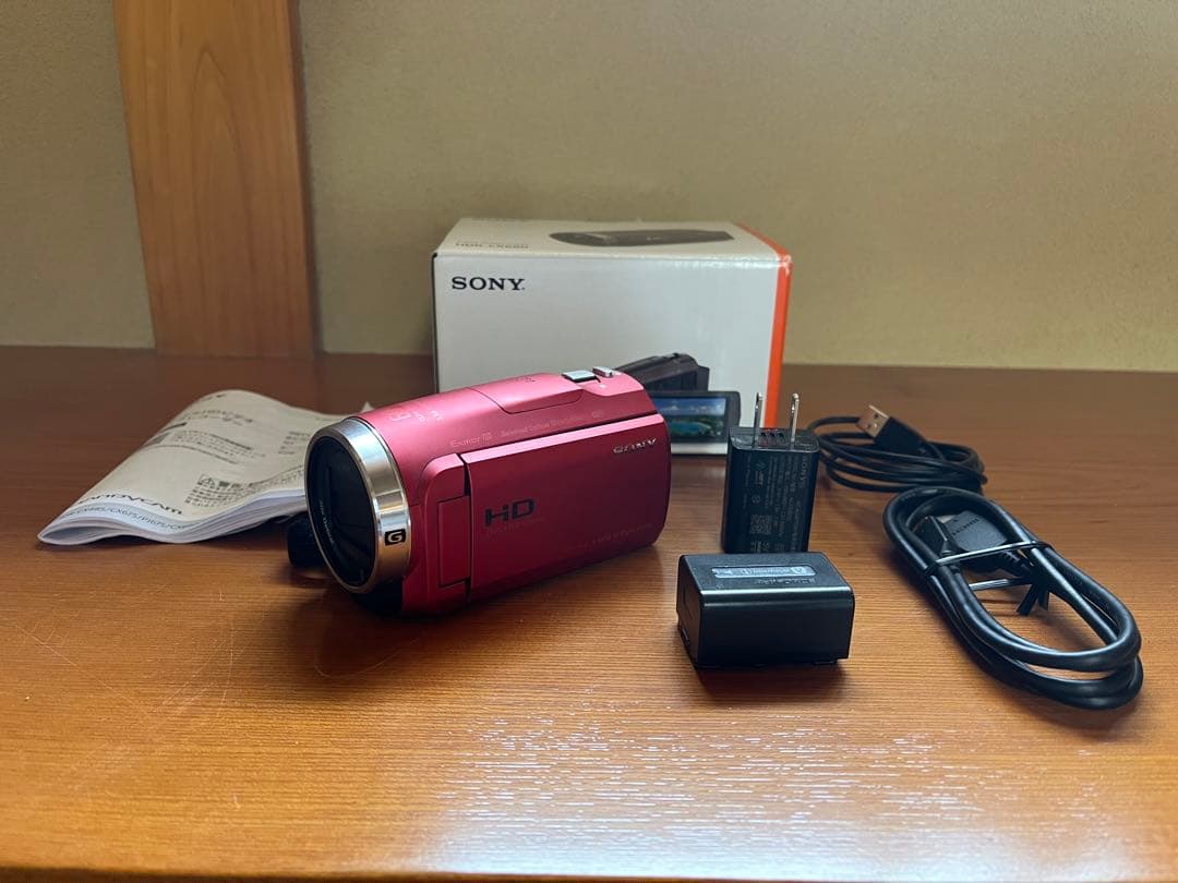 SONY HDR-CX680 レッド ビデオカメラ