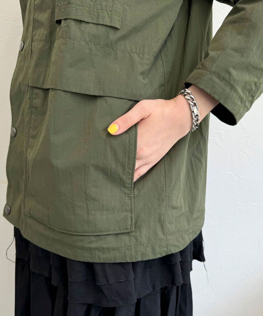 タ*ツ様 【GEVACO/ゲバコ】裏フリースショートジャケットコート　ブルー