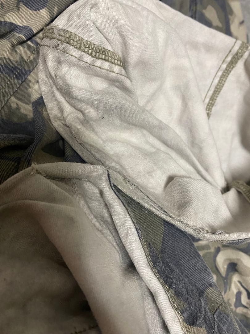 【Open Yy】CAMO ROLLED WAIST CARGO PANTS