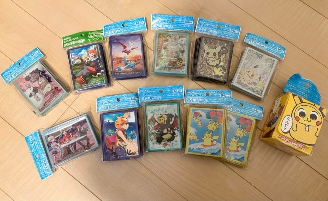 【新品・未開封】ポケモンカードゲーム デッキシールド＆ケース まとめ売り
