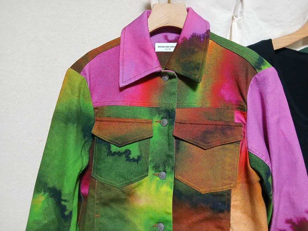 22年DRIES VAN NOTENドリスヴァンノッテン デニムシャツジャケット