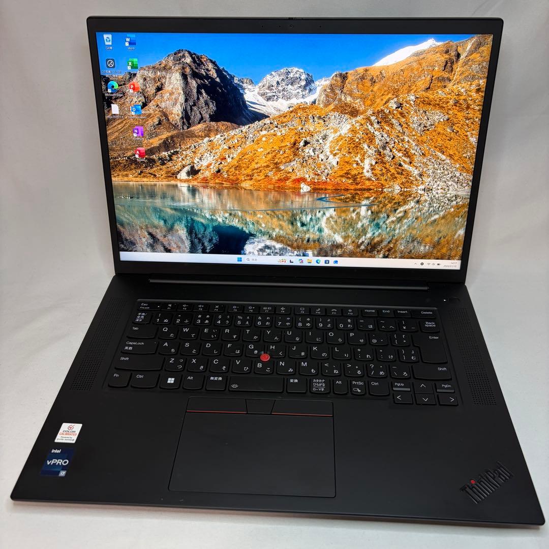準美品 ThinkPad P1 第12世代 i7 32GB 1TB NVIDIA