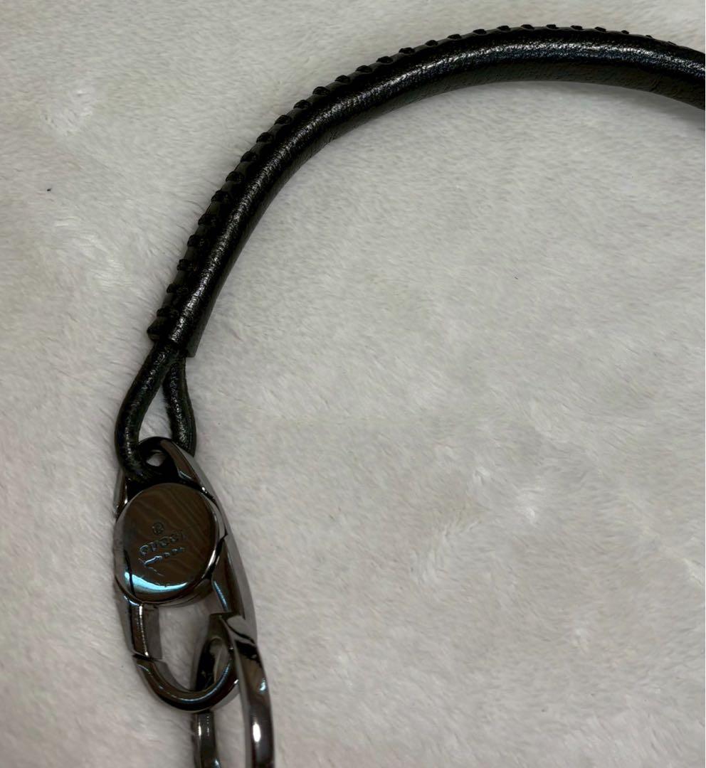 GUCCI グッチ　 ワンショルダーバッグ　バック　gg柄　ブラック　極美品