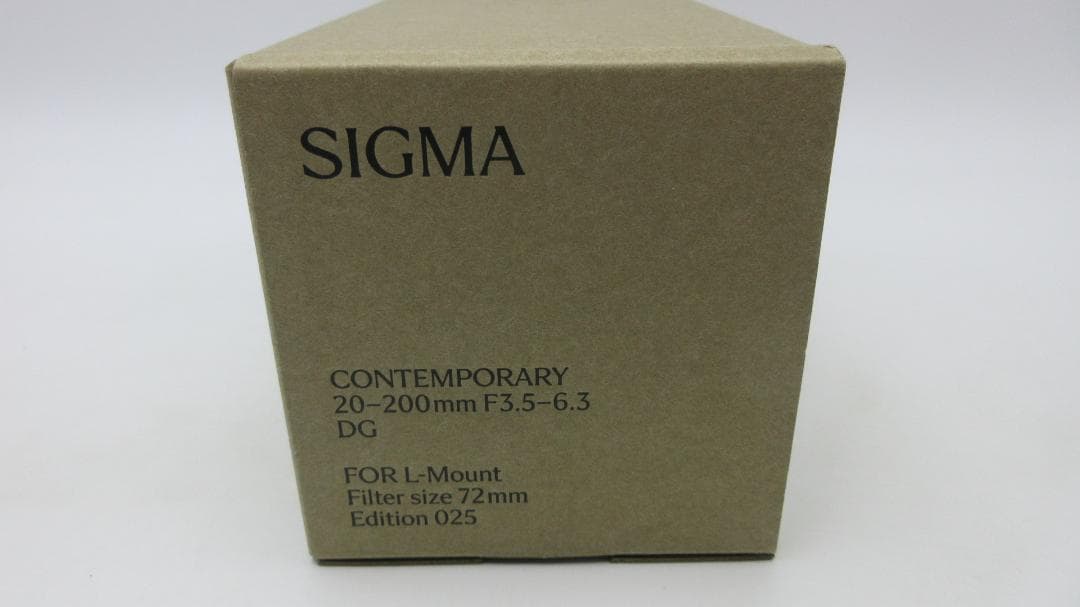 【元箱未開封】SIGMA 20-200mm F3.5-6.3 DG Lマウント