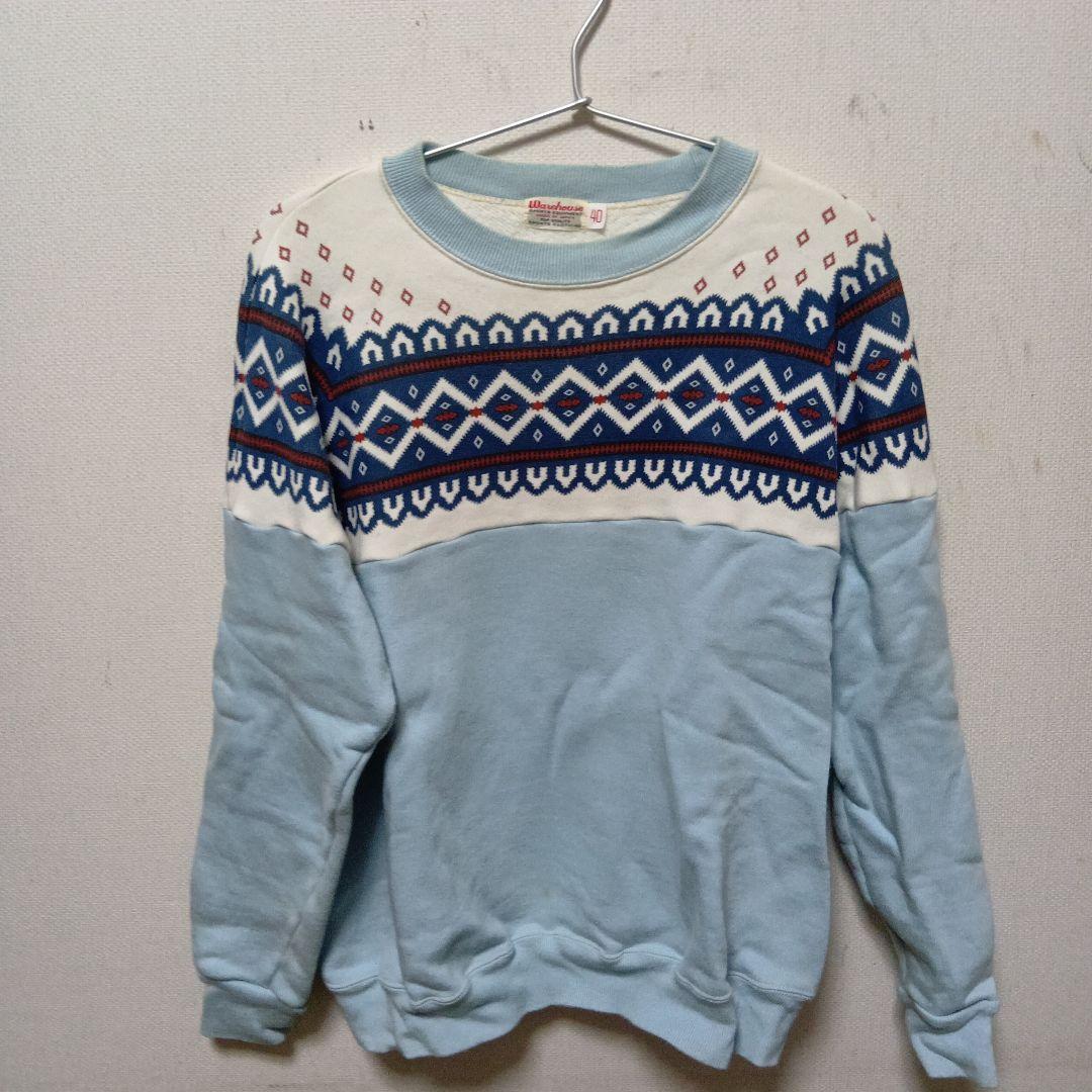 C*H様 ウエアハウス　雪柄スウェット